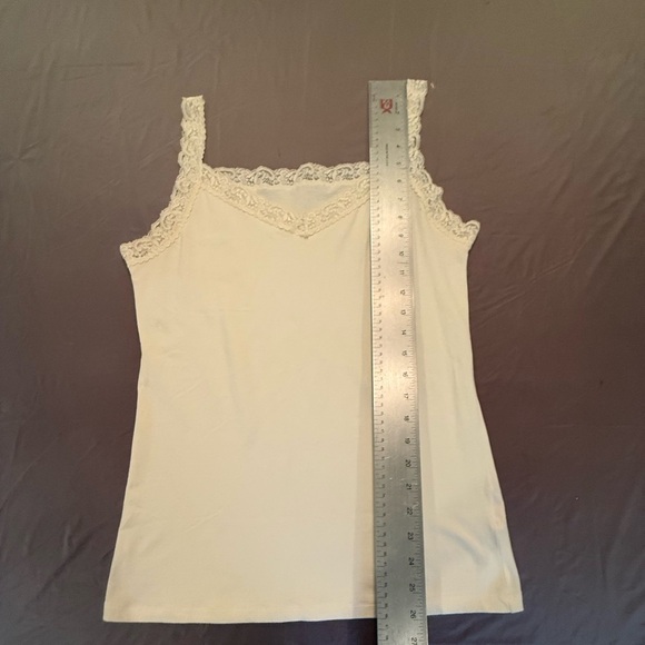 NWOT steve Lace Trim Cream Camisole Size Large - Picture 7 of 7